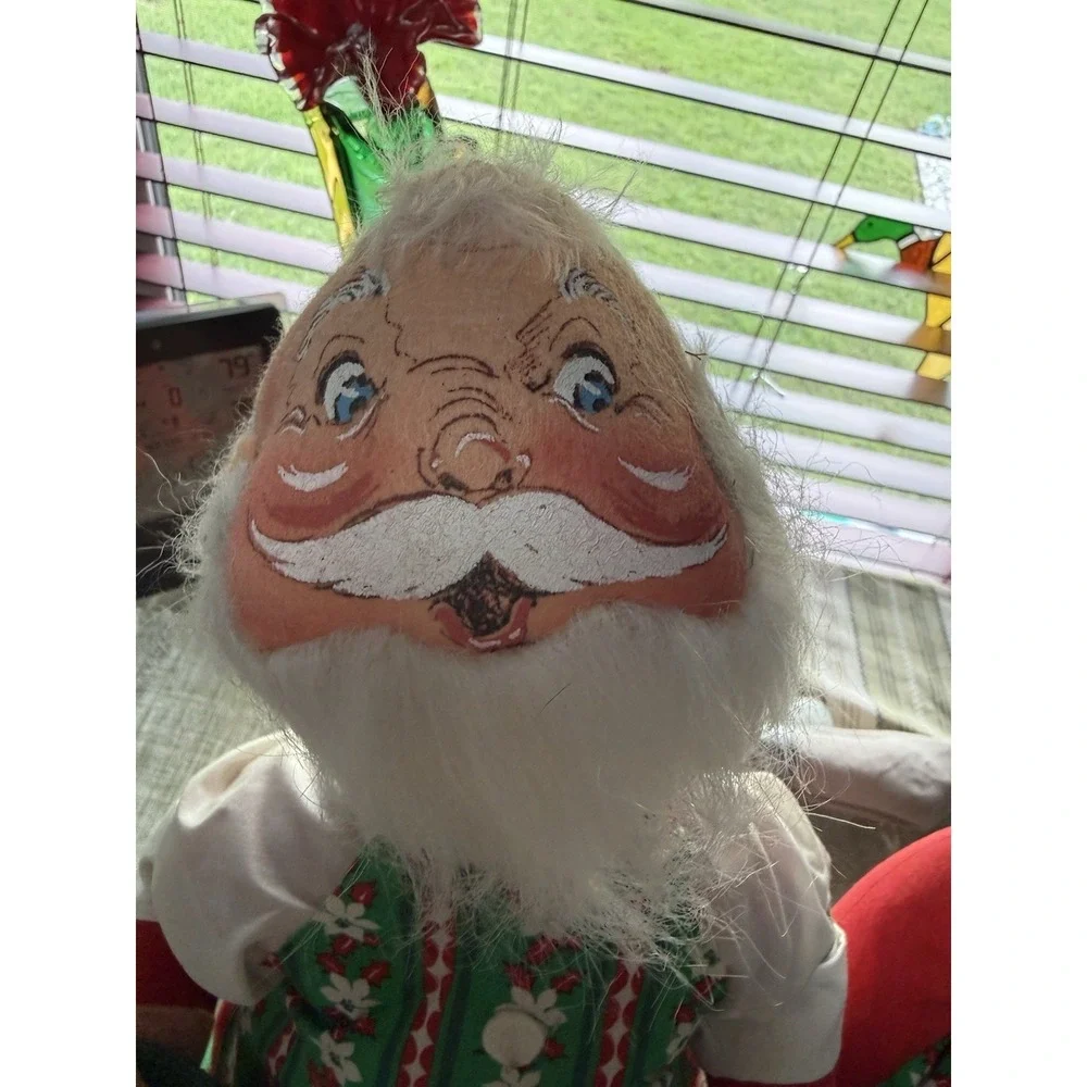 Vintage Annalee Santa & Ms Santa Large Figurines 19